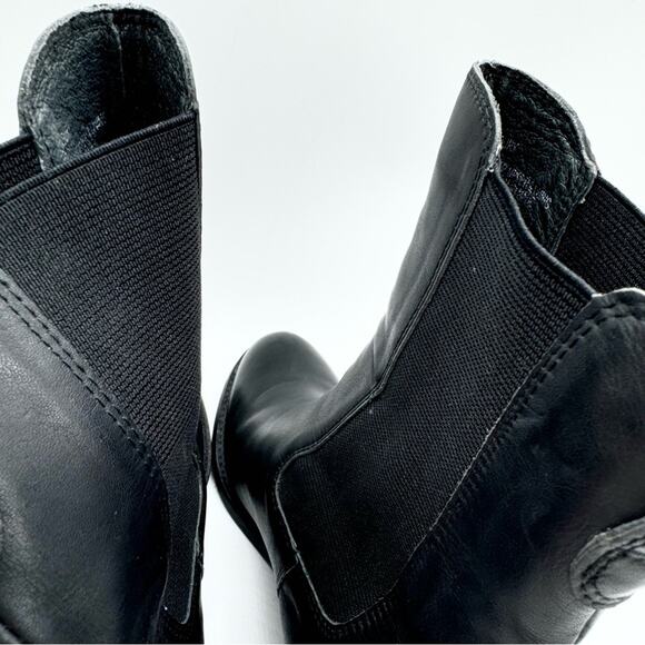 Matisse Ashbury Chelsea Boot Heeled Ankle Booties Black Leather Size 7 Moto Boho - Picture 10 of 15